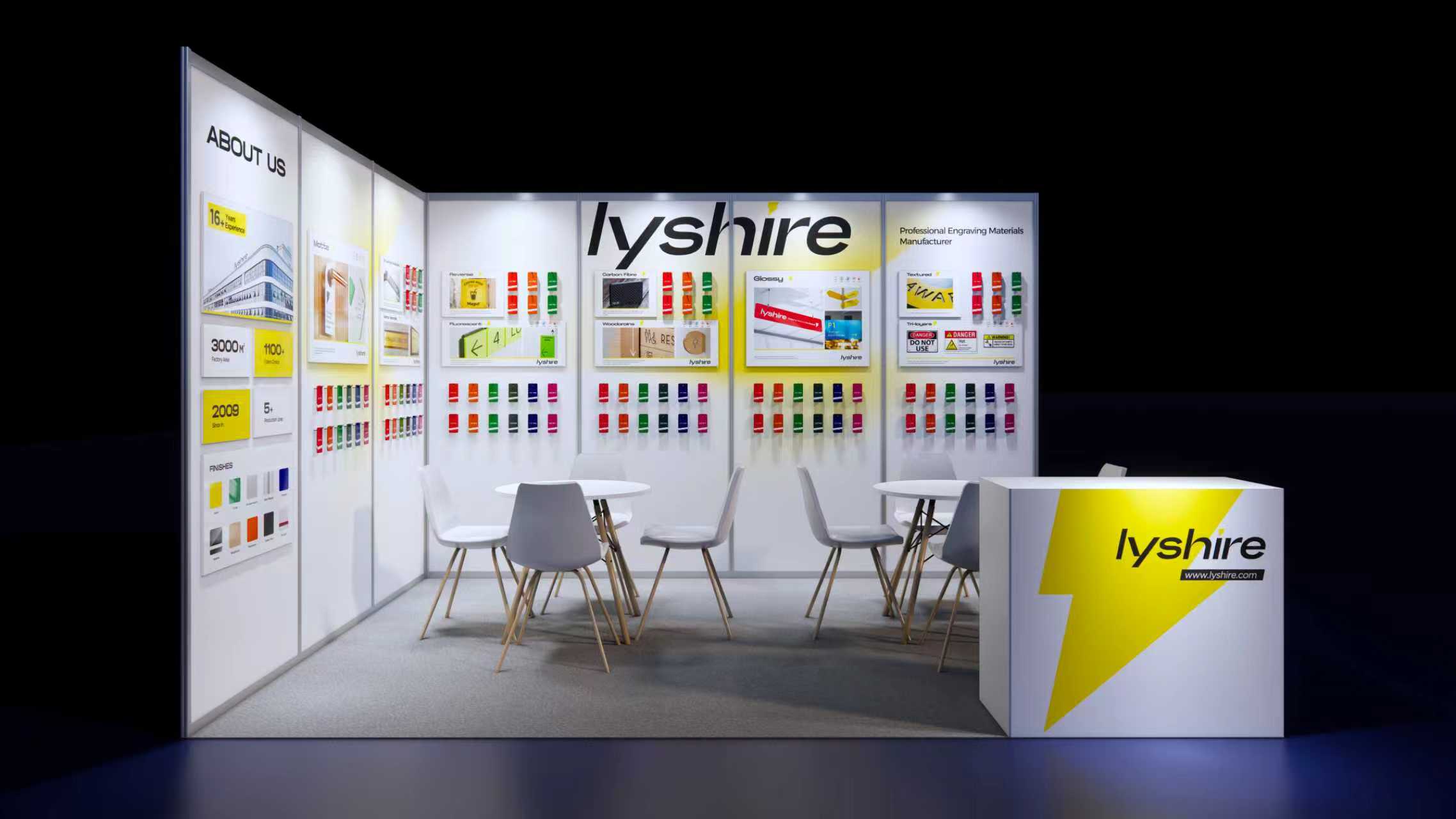 Lyshire presenteert innovatieve tweekleurenvellen op Saudi Signage & Labeling Expo 2026 in Riyad