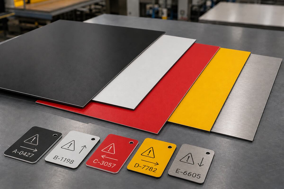 Hoe u de kwaliteit van graveerkunststofplaten kunt beoordelen voor industriële identificatie