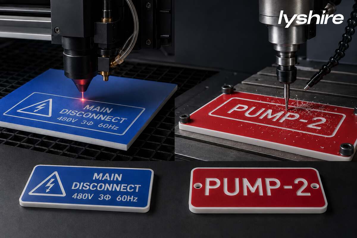 Laser versus roterend graveren van kunststof: hoe u het juiste vel kiest