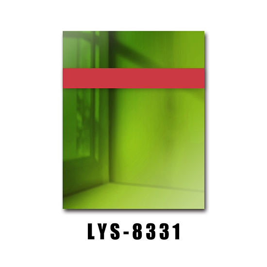 Hoogglans spiegeloppervlak Tweekleurig kunststof blad voor graveren