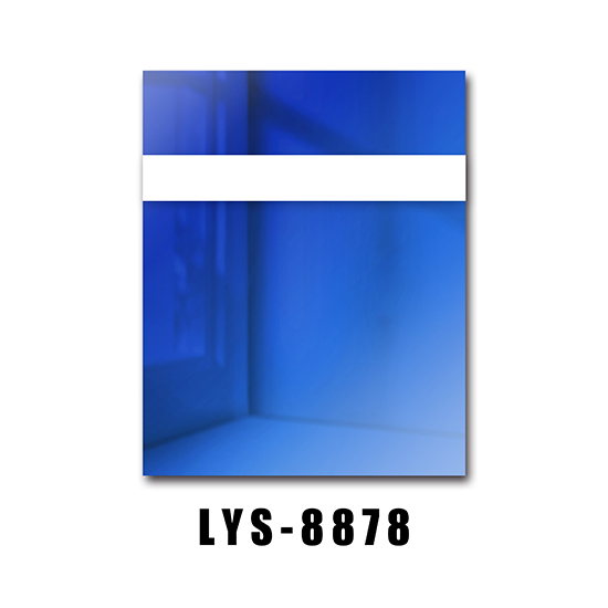 Bestand tegen hoge temperaturen, blauw ABS-kunststof blad