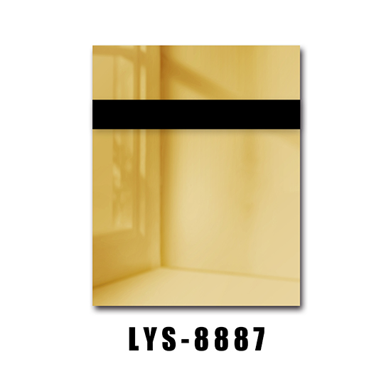 Mirror Gold Laser Engraving Sheet