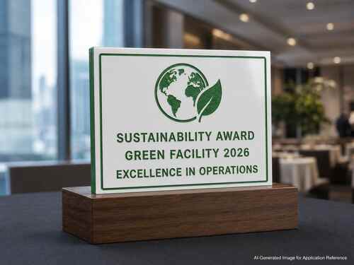 LYS-7053 acrylic engraving sheet used for recognition plaque applications